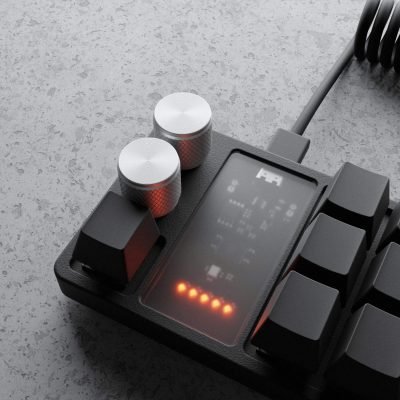 Macropad MK-01 concrete counter top