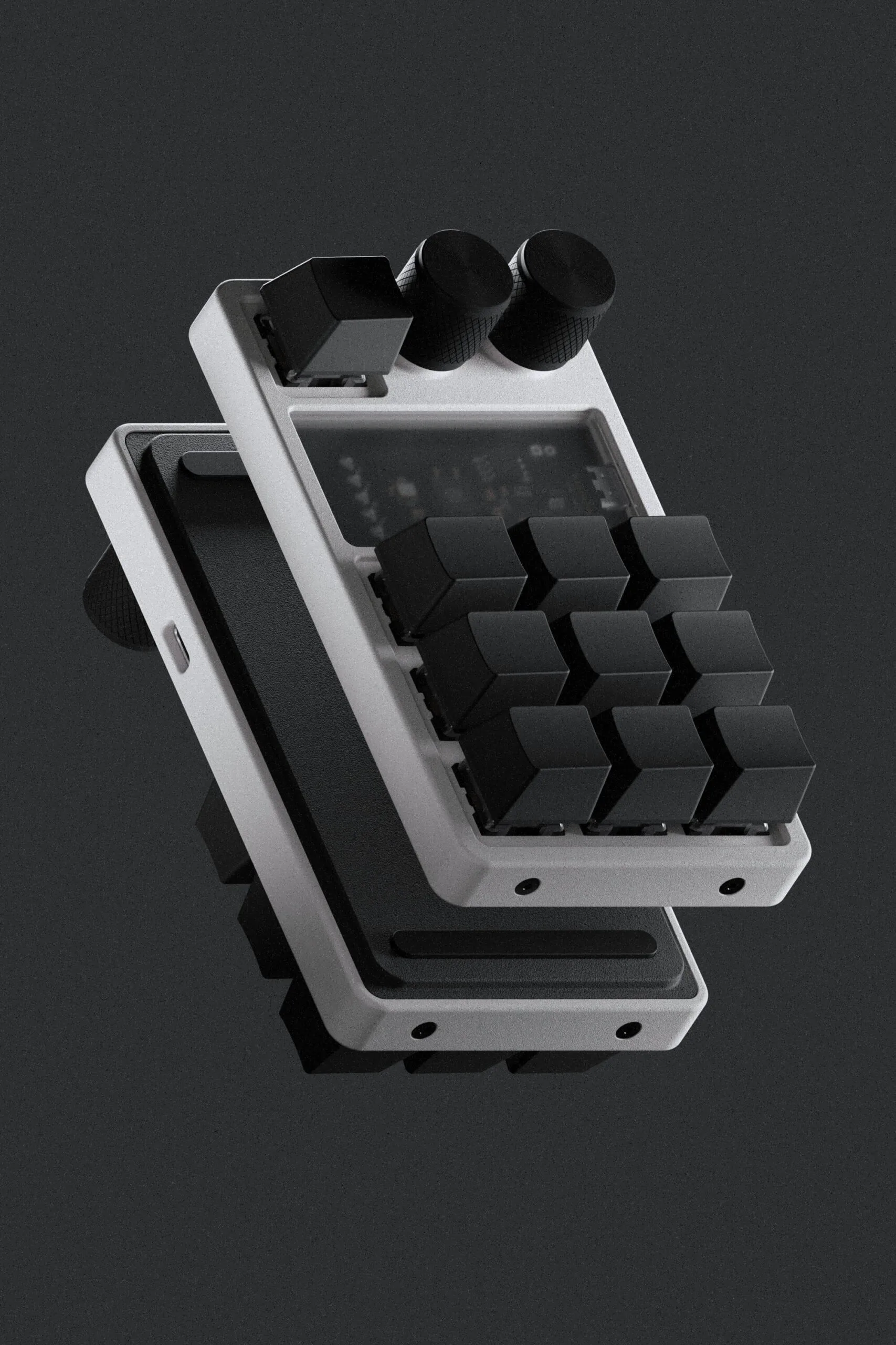 Macropad MK-01 White Product render